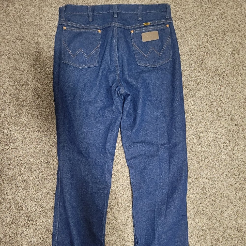 Wrangler Cowboy Cut Slim Fit Rigid Indigo Size 34x34
